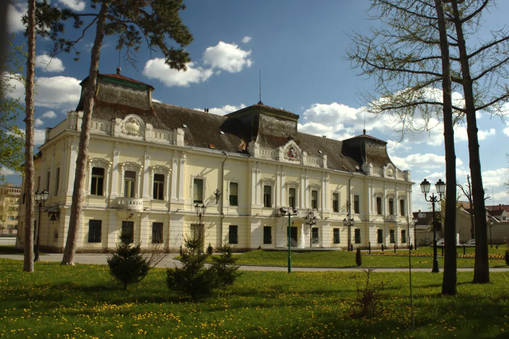 The baroque Bishop’s Palace of the Serbian Orthodox Eparchy of Banat in Vršac