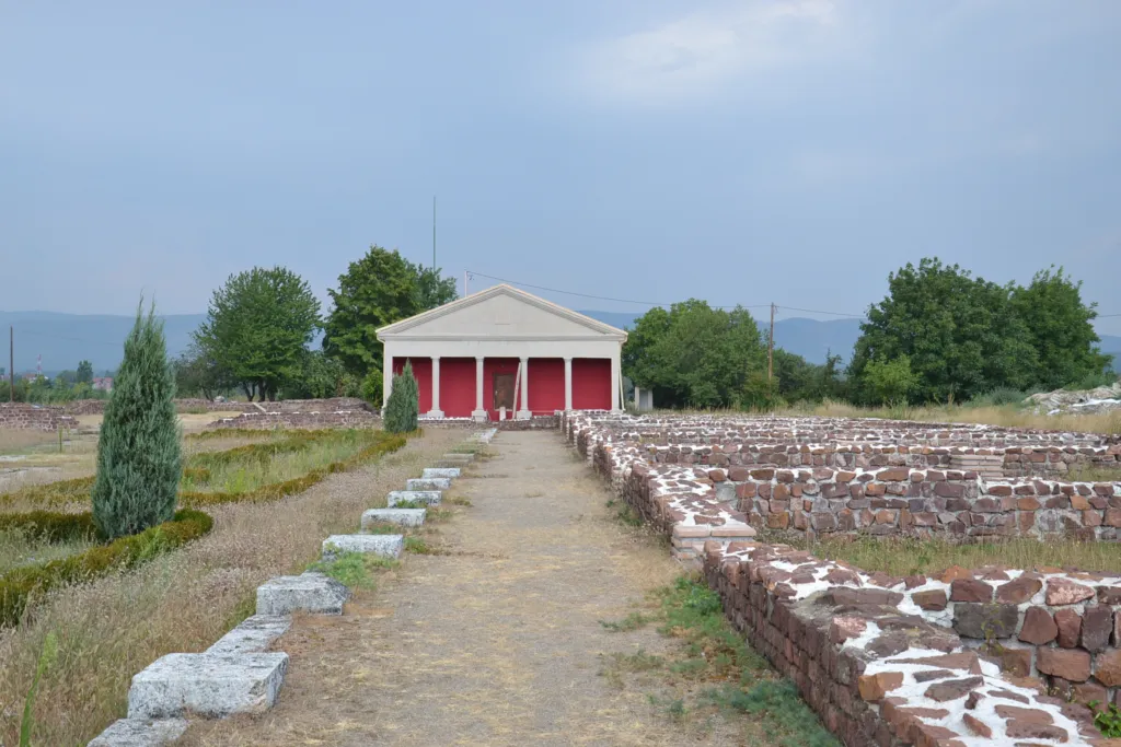 The covered villa site at Mediana, Constantine’s residence outside Niš