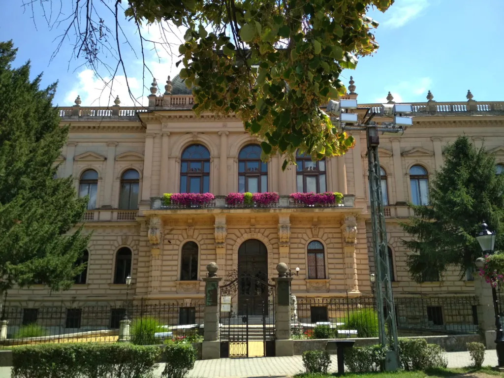 The ornate Patriarchate Court building in Sremski Karlovci